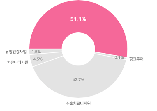 2023년 기부금 사용 내역